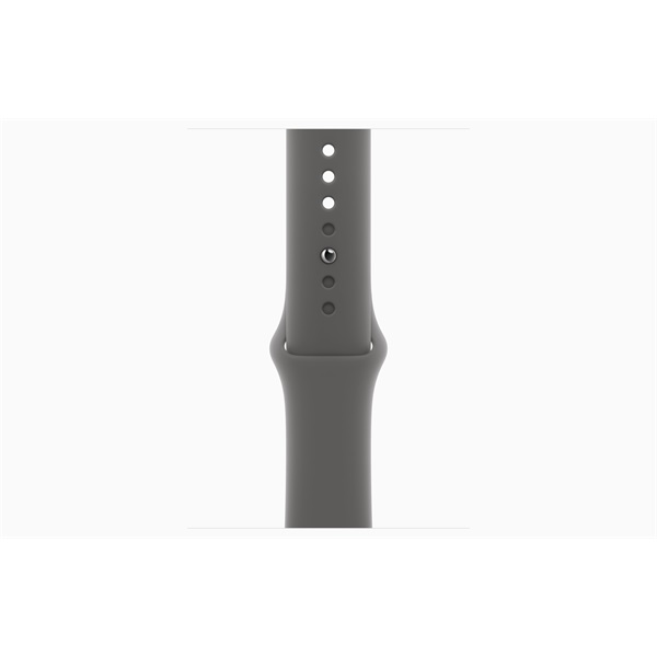 Apple Watch S10 Cellular (46mm) natúr titán tok, kőszürke sportszíj (M/L) okosóra