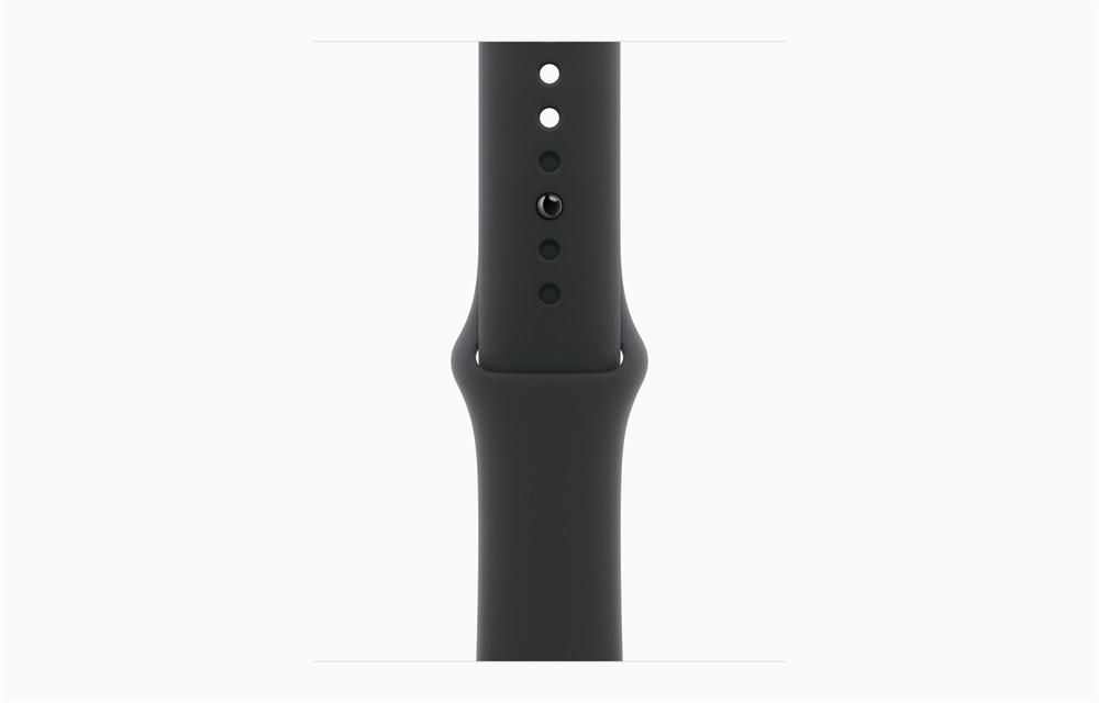 Apple Watch S10 GPS (42mm) kozmoszfekete alumínium tok, fekete sportszíj (S/M) okosóra