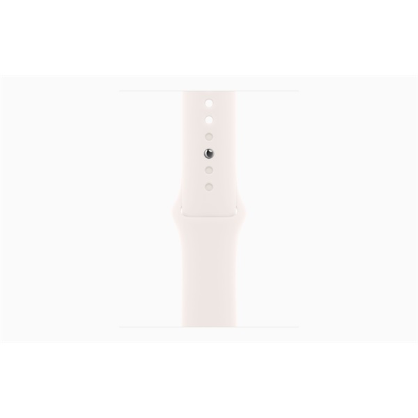 Apple Watch S10 GPS (42mm) rozéarany alumínium tok, lágy rózsaszín sportszíj (M/L) okosóra