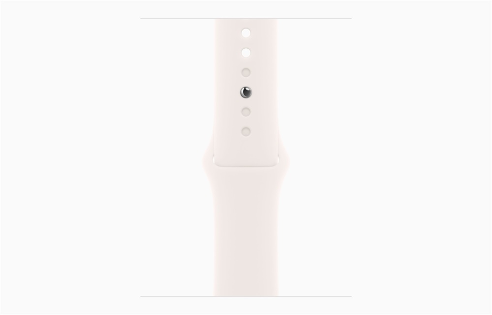 Apple Watch S10 GPS (42mm) rozéarany alumínium tok, lágy rózsaszín sportszíj (M/L) okosóra