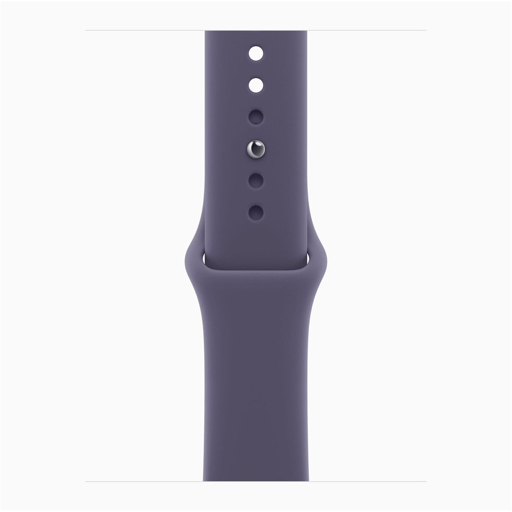 Apple Watch S11 Cellular (42mm) ezüst alumínium tok, ködös lila M/L sportszíjas okosóra