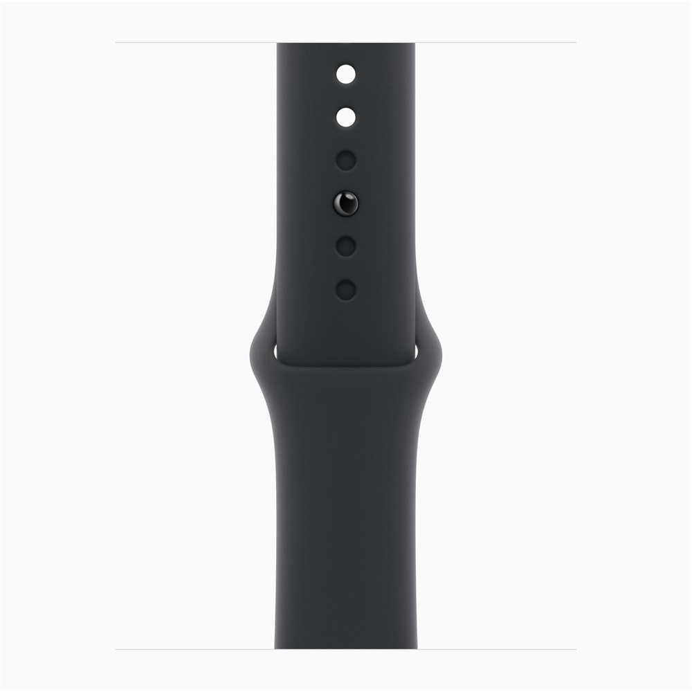 Apple Watch S11 Cellular (42mm) kozmoszfekete alumínium tok, fekete M/L sportszíjas okosóra