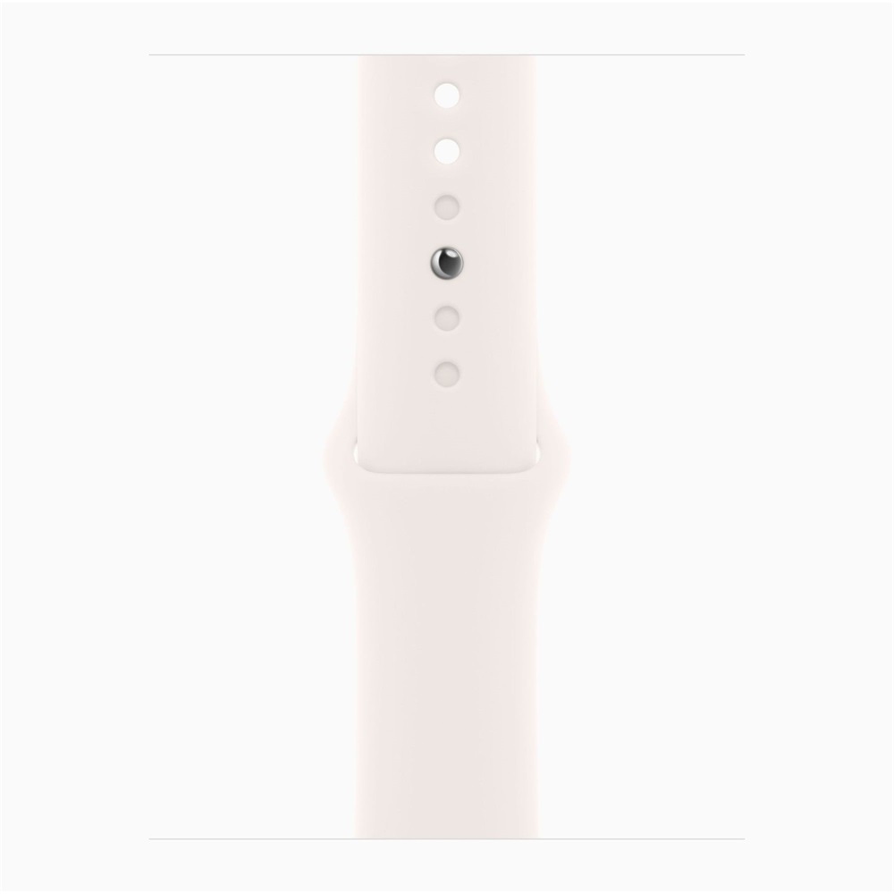 Apple Watch S11 GPS-es (42mm) rózsaarany alumínium tok, lágy rózsaszín S/M sportszíjas okosóra