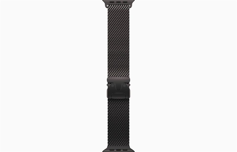 Apple Watch Ultra2 v2 Cellular (49mm) fekete titán tok, fekete Titán milánói szíj (L) okosóra