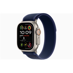 Apple Watch Ultra2 v2 Cellular (49mm) natúr titán tok, kék terep pánt (M/L) okosóra