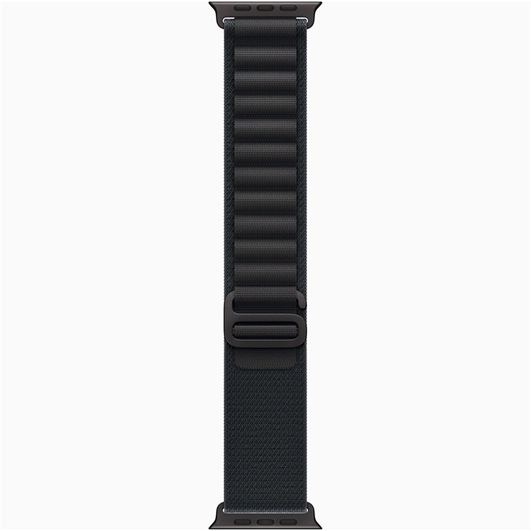 Apple Watch Ultra 3 Cellular (49mm) fekete titánium tok, fekete L alpesi pánt okosóra