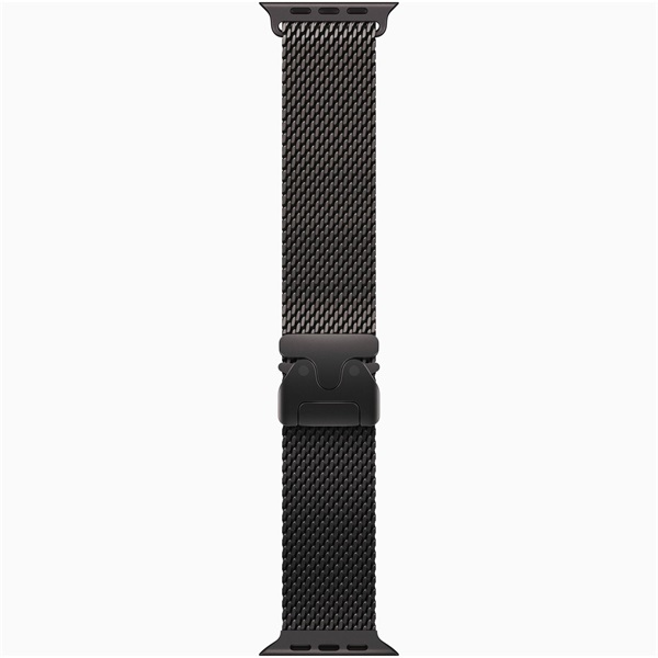 Apple Watch Ultra 3 Cellular (49mm) fekete titánium tok, fekete L milánói szíjas okosóra