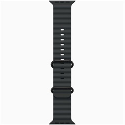 Apple Watch Ultra 3 Cellular (49mm) fekete titánium tok, fekete óceán szíjas okosóra