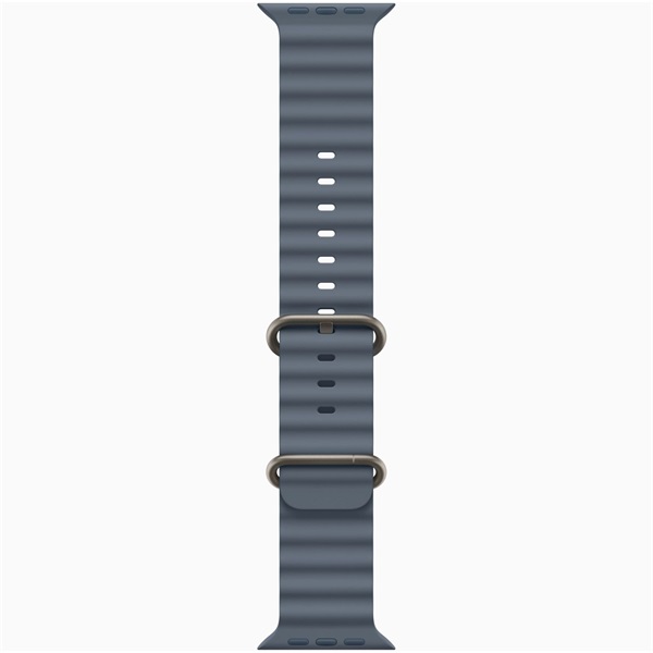 Apple Watch Ultra 3 Cellular (49mm) natúr titánium tok, acélkék óceán szíjas okosóra