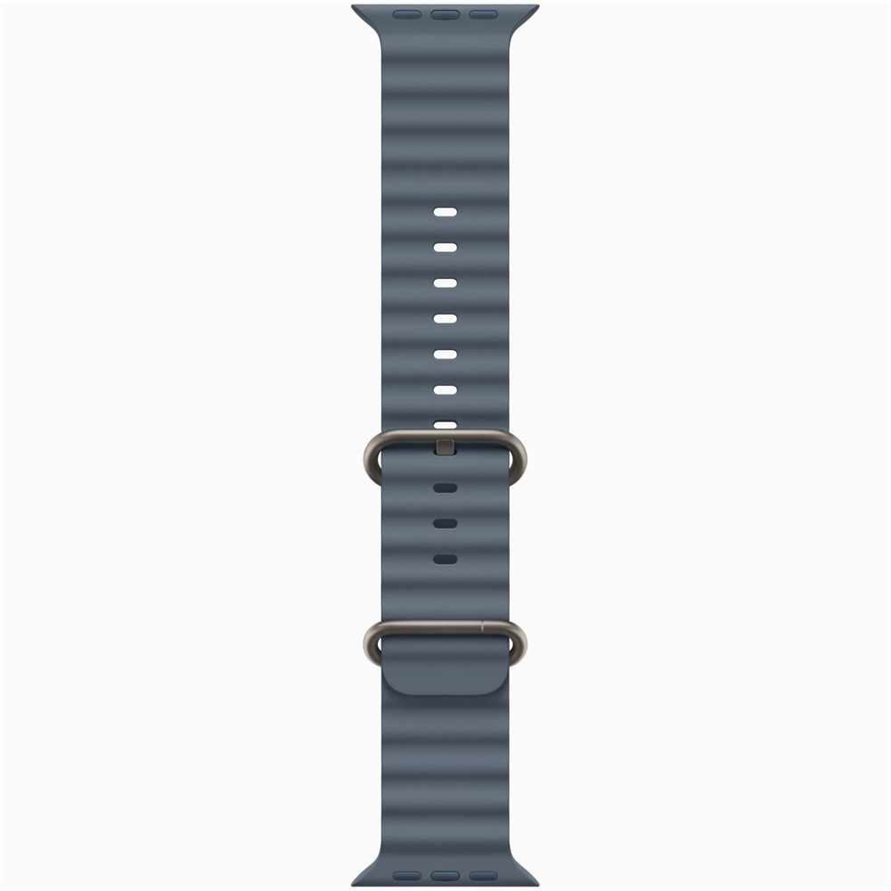 Apple Watch Ultra 3 Cellular (49mm) natúr titánium tok, acélkék óceán szíjas okosóra