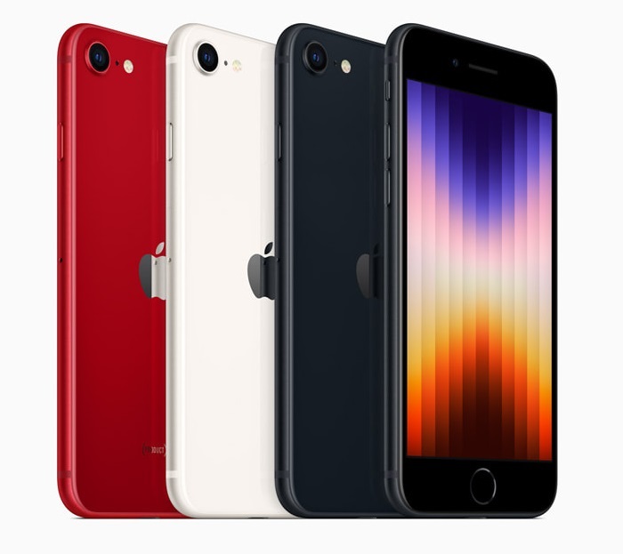 Apple iPhone SE3 4,7" 5G 4/128GB Starlight (fehér) okostelefon