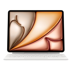 Apple mdfw4lb/a Magic Keyboard iPad Air 13" (M3) US fehér billentyűzetes tok