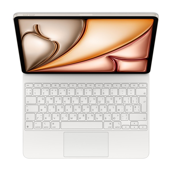 Apple mdfw4ua/a Magic Keyboard iPad Air 13" (M3) UA fehér billentyűzetes tok