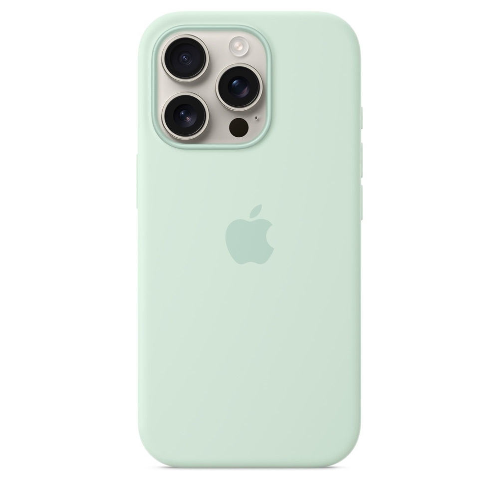 Apple mdg04zm/a iPhone 16 Pro akvamarin szilikon hátlap