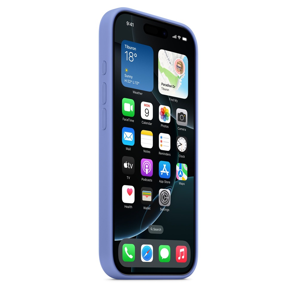 Apple mdg14zm/a iPhone 16 Pro meténglila szilikon hátlap
