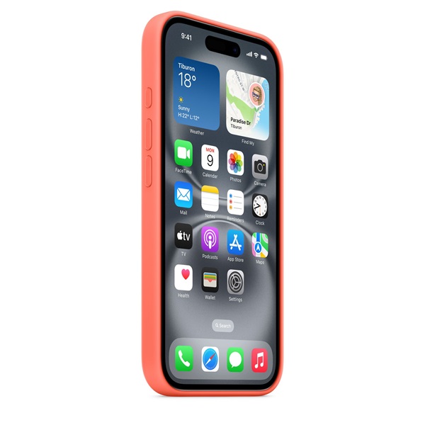 Apple mdgn4zm/a iPhone 16 mandarin szilikon hátlap
