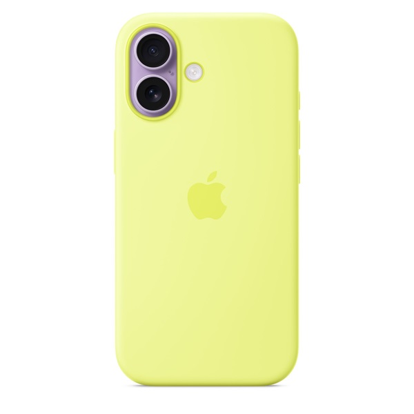 Apple mgev4zm/a iPhone 17 MagSafe neonsárga szilikon tok