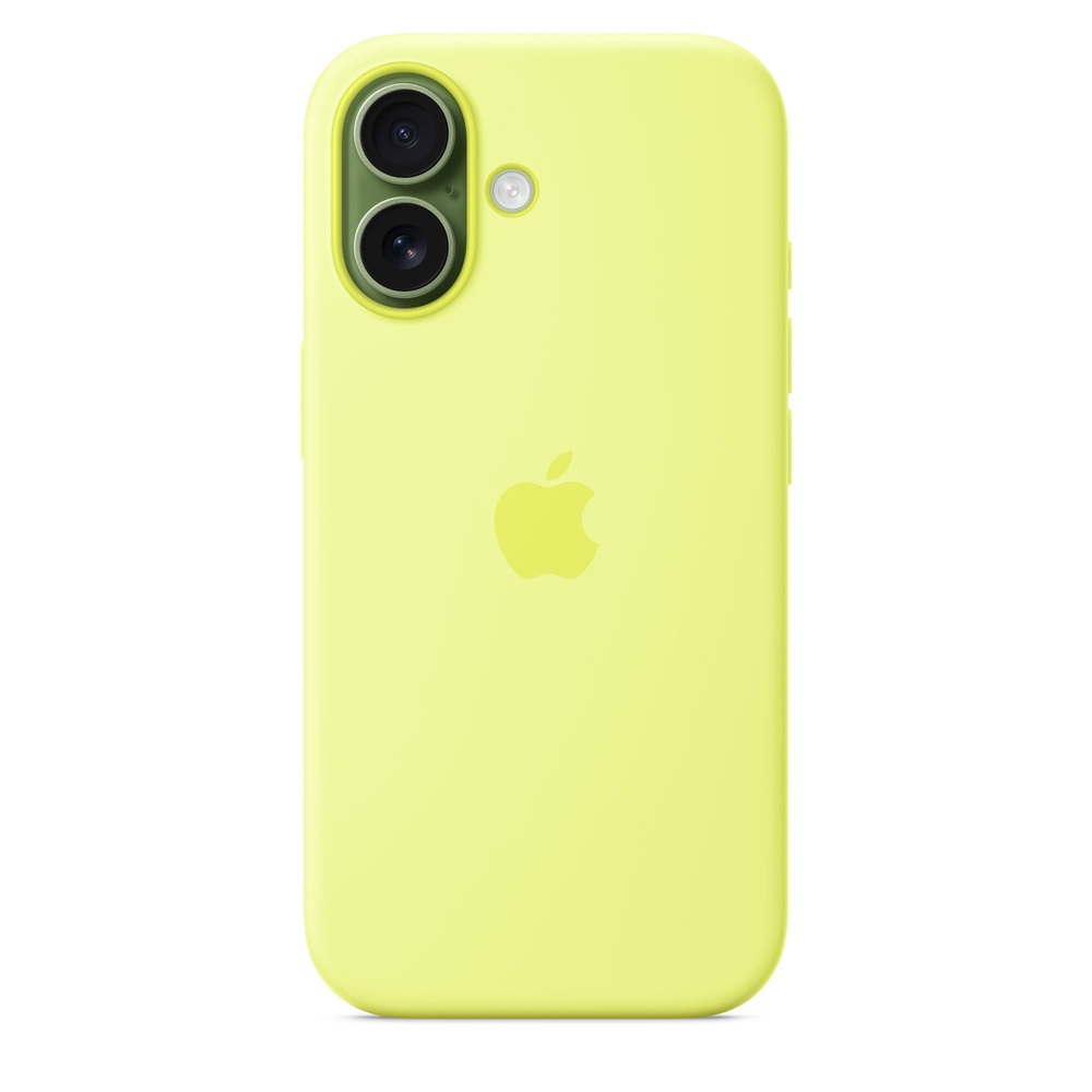 Apple mgev4zm/a iPhone 17 MagSafe neonsárga szilikon tok