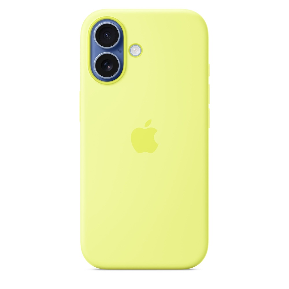 Apple mgev4zm/a iPhone 17 MagSafe neonsárga szilikon tok