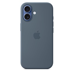 Apple mgew4zm/a iPhone 17 MagSafe acélkék szilikon tok