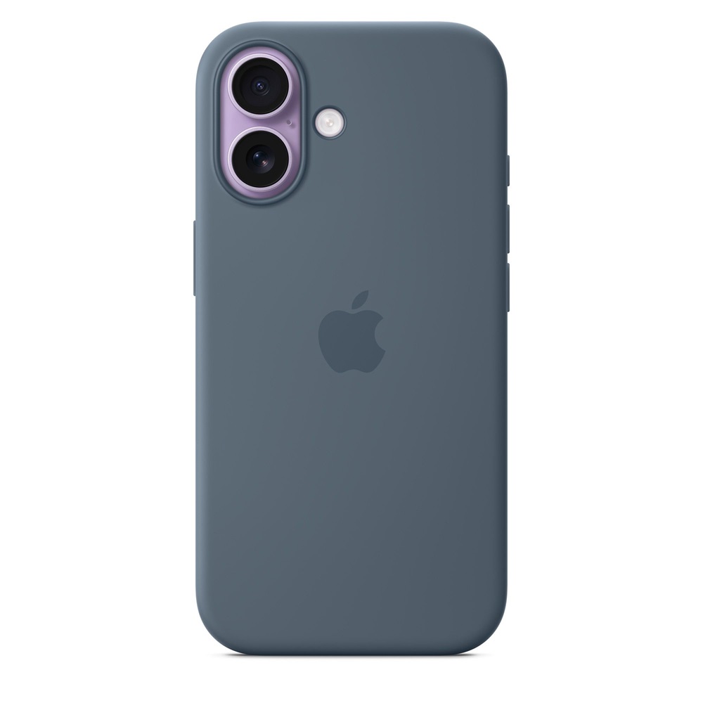 Apple mgew4zm/a iPhone 17 MagSafe acélkék szilikon tok