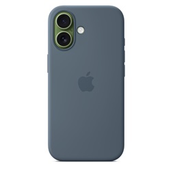 Apple mgew4zm/a iPhone 17 MagSafe acélkék szilikon tok