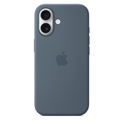 Apple mgew4zm/a iPhone 17 MagSafe acélkék szilikon tok