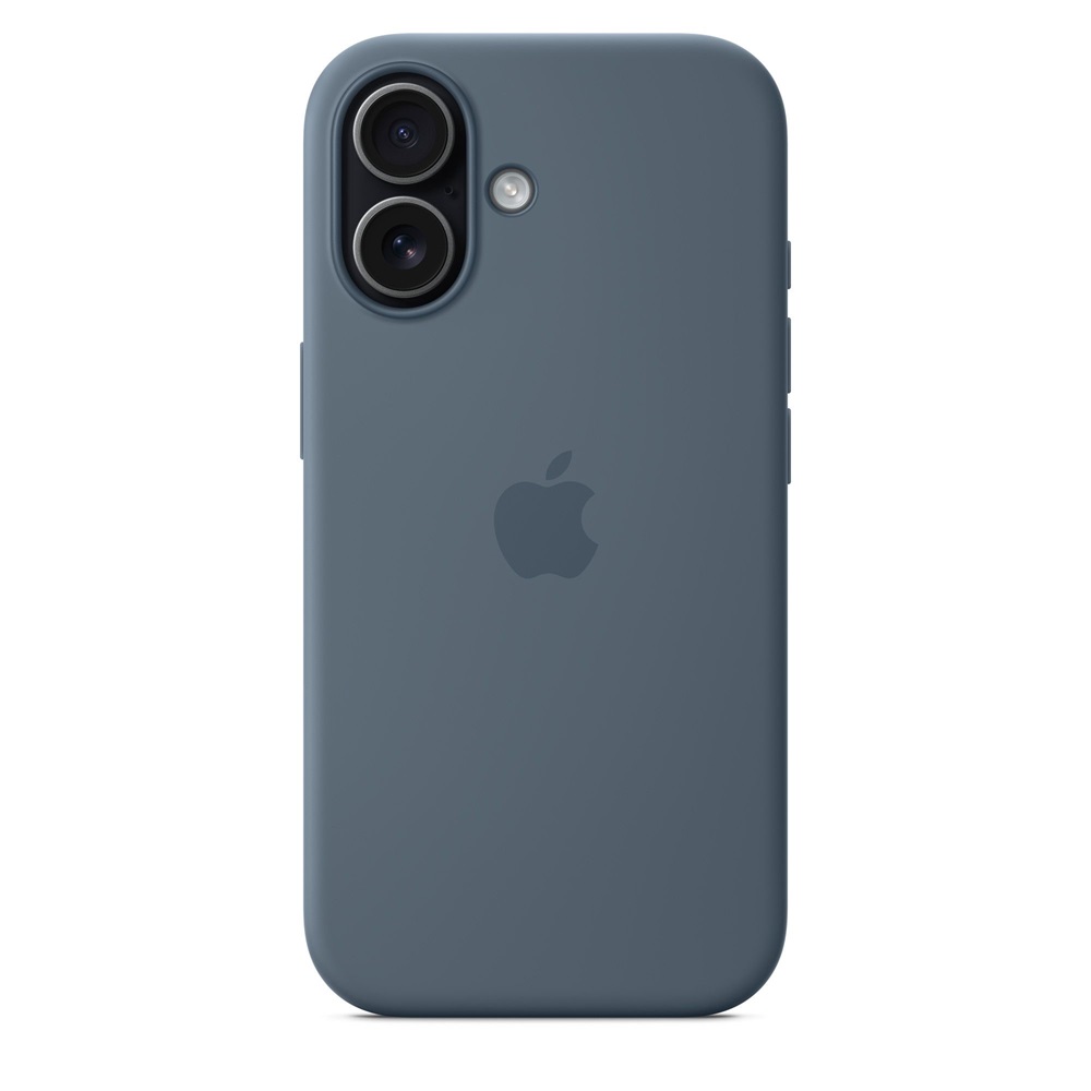 Apple mgew4zm/a iPhone 17 MagSafe acélkék szilikon tok