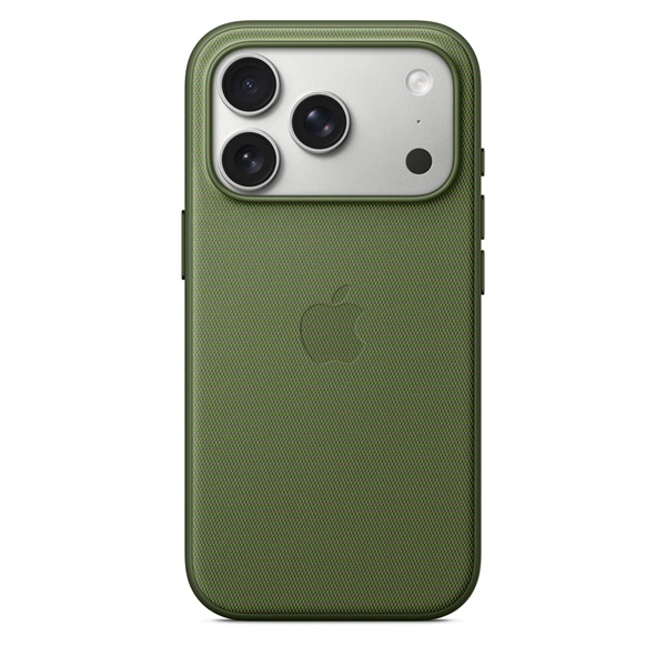 Apple mgf74zm/a iPhone 17 Pro TechWoven MagSafe zöld szövet tok