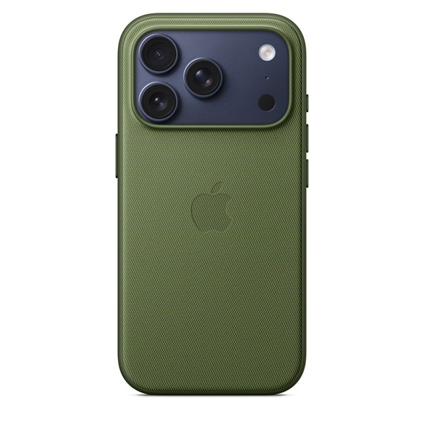 Apple mgf74zm/a iPhone 17 Pro TechWoven MagSafe zöld szövet tok