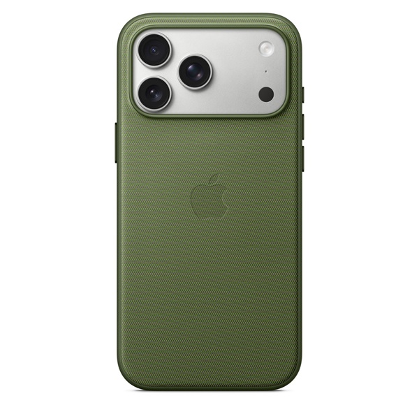 Apple mgfd4zm/a iPhone 17 Pro Max TechWoven MagSafe zöld szövet tok