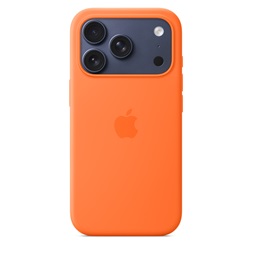 Apple mgfe4zm/a iPhone 17 Pro MagSafe narancs szilikon tok