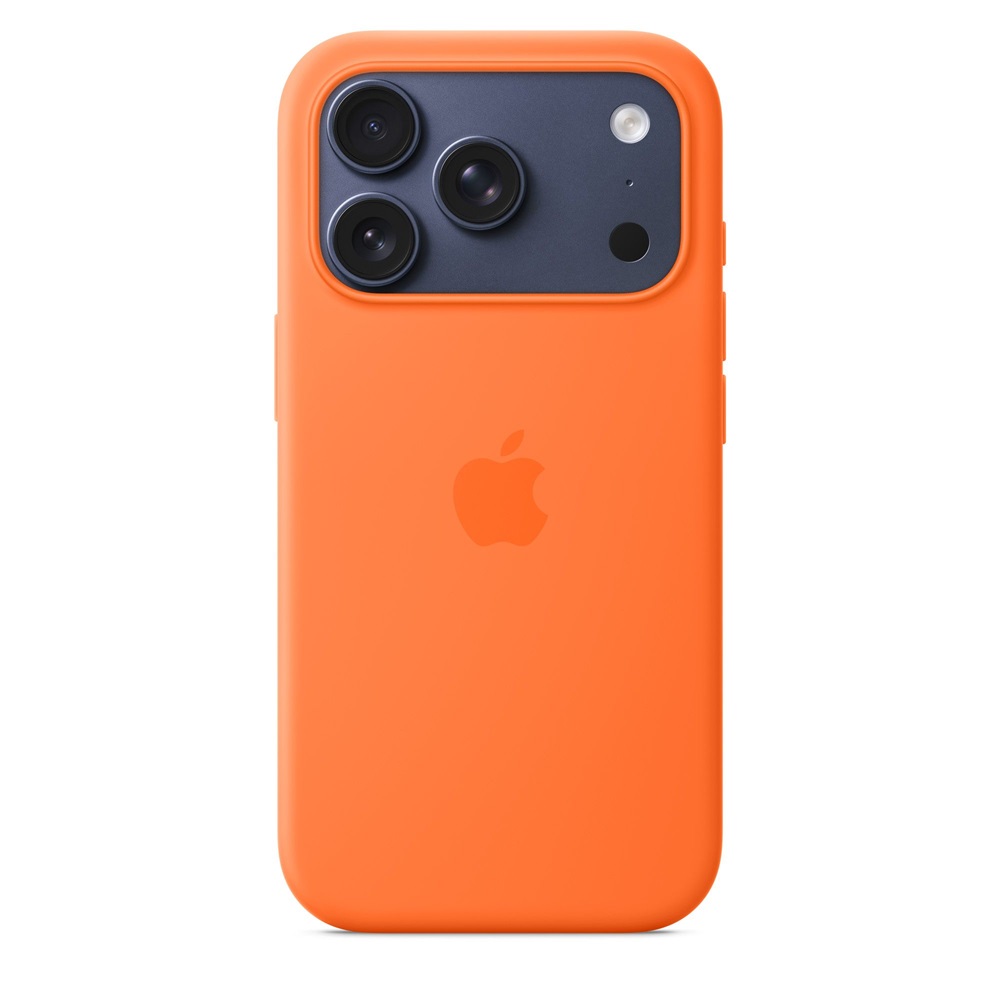 Apple mgfe4zm/a iPhone 17 Pro MagSafe narancs szilikon tok