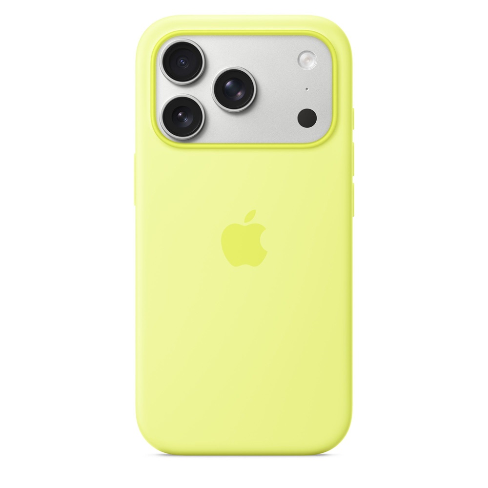 Apple mgff4zm/a iPhone 17 Pro MagSafe neonsárga szilikon tok