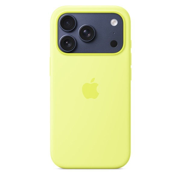 Apple mgff4zm/a iPhone 17 Pro MagSafe neonsárga szilikon tok