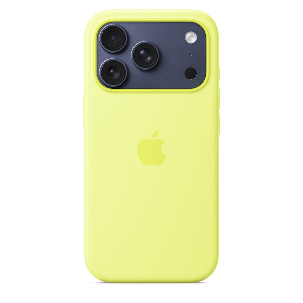 Apple mgff4zm/a iPhone 17 Pro MagSafe neonsárga szilikon tok