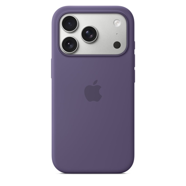 Apple mgfg4zm/a iPhone 17 Pro MagSafe ködös lila szilikon tok