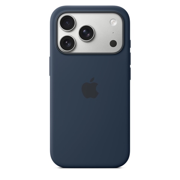 Apple mgfh4zm/a iPhone 17 Pro MagSafe éjfekete szilikon tok