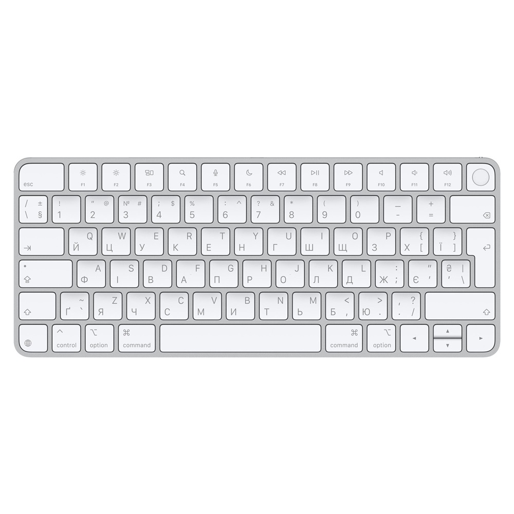 Apple mxck3ua/a Magic Keyboard (2024) Touch ID UA fehér billentyűzet