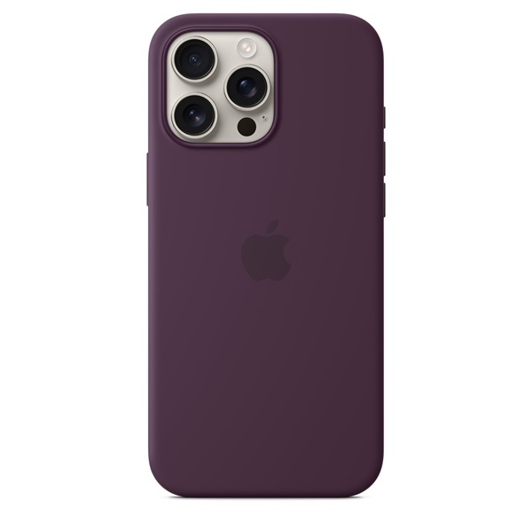 Apple myyw3zm/a iPhone 16 Pro Max szilva szilikon MagSafe hátlap