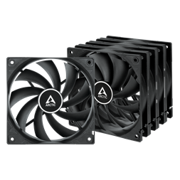 Arctic F12 120mm 5db fekete ventilátor
