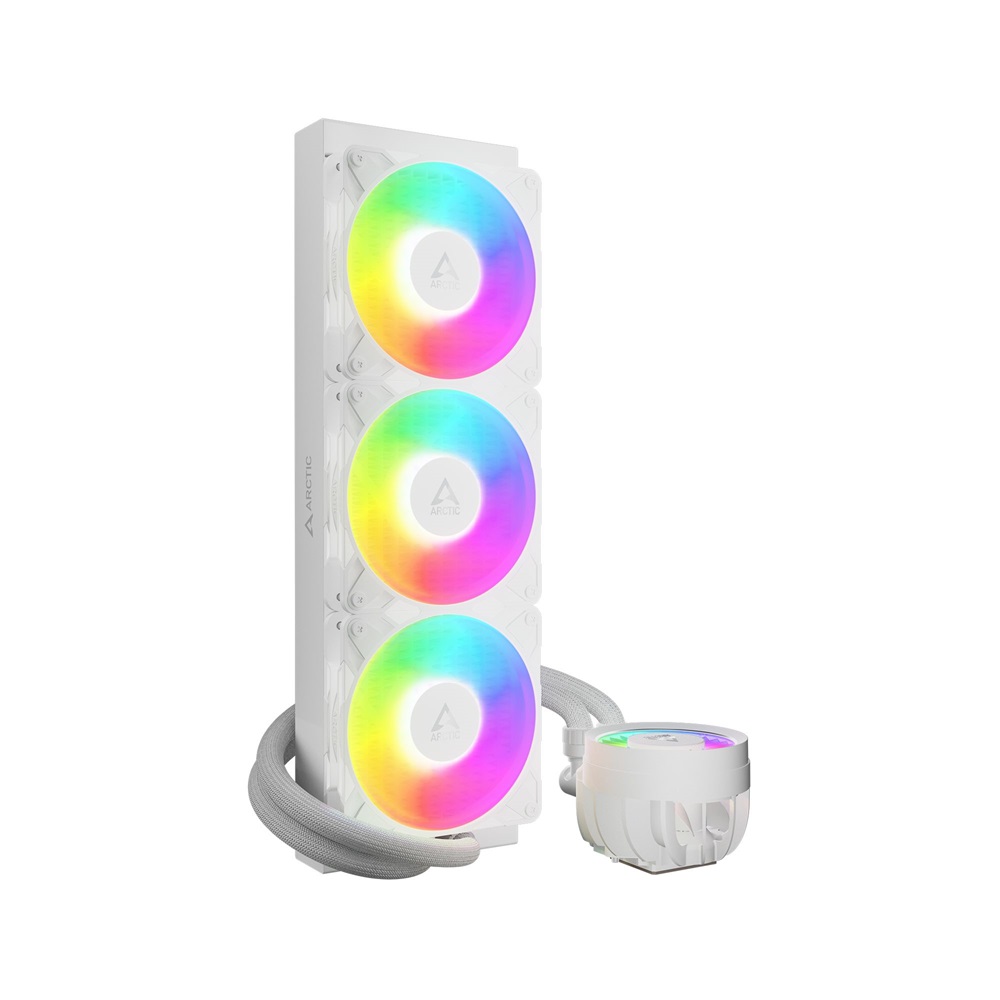 Arctic Liquid Freezer III Pro 360 A-RGB fehér vízhűtéses processzor hűtő (Újszerű)