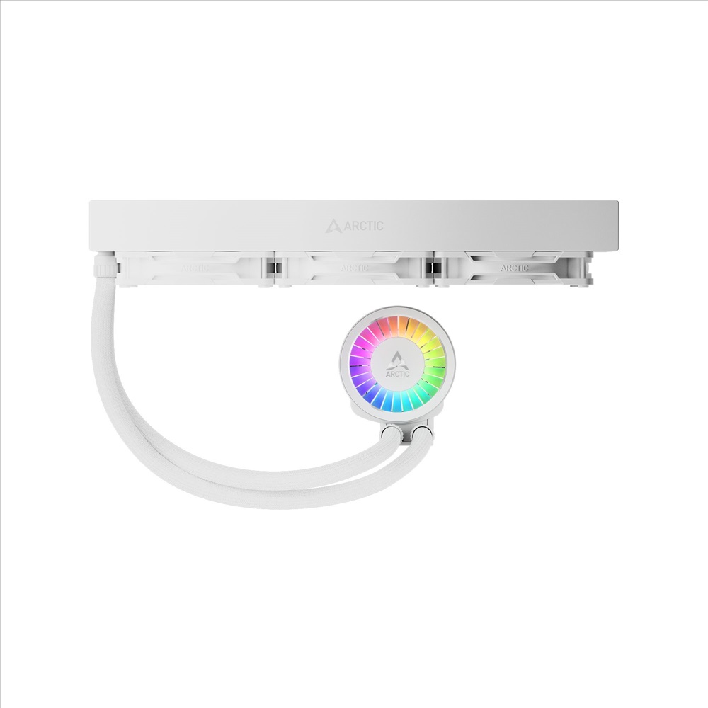 Arctic Liquid Freezer III Pro 360 A-RGB fehér vízhűtéses processzor hűtő (Újszerű)