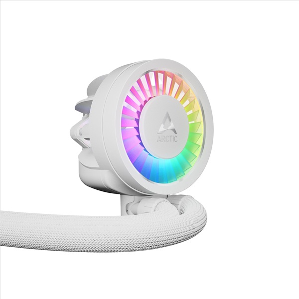 Arctic Liquid Freezer III Pro 360 A-RGB fehér vízhűtéses processzor hűtő (Újszerű)