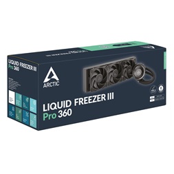 Arctic Liquid Freezer III Pro 360 fekete vízhűtéses processzor hűtő