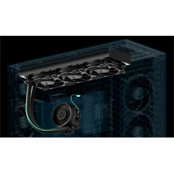 Arctic Liquid Freezer III Pro 420 A-RGB fekete vízhűtéses processzor hűtő