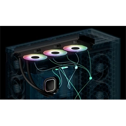 Arctic Liquid Freezer III Pro 420 A-RGB fekete vízhűtéses processzor hűtő