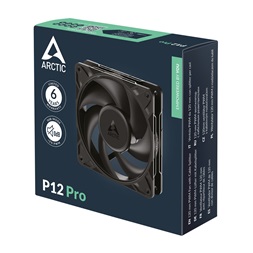 Arctic P12 Pro 120mm PWM fekete ventilátor