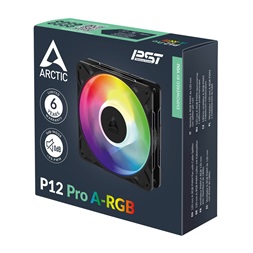 Arctic P12 Pro A-RGB 120mm PWM fekete ventilátor