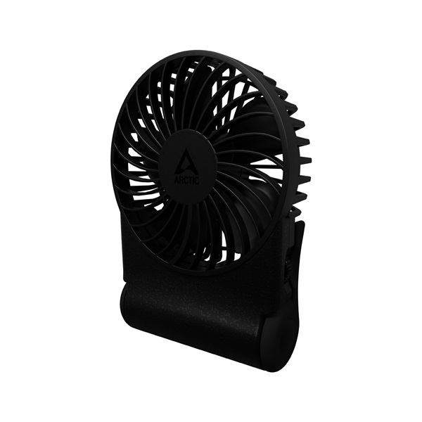 Arctic Summair 2Go fekete, 9,1 cm, 5 W, kézi akkus ventilátor